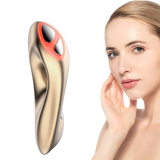 led Red Light Therapy  Microcurrent face lifting Toning Age Booster Skincare tools  Device Ems Technology vibrating Massager