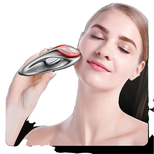 led Red Light Therapy  Microcurrent face lifting Toning Age Booster Skincare tools  Device Ems Technology vibrating Massager