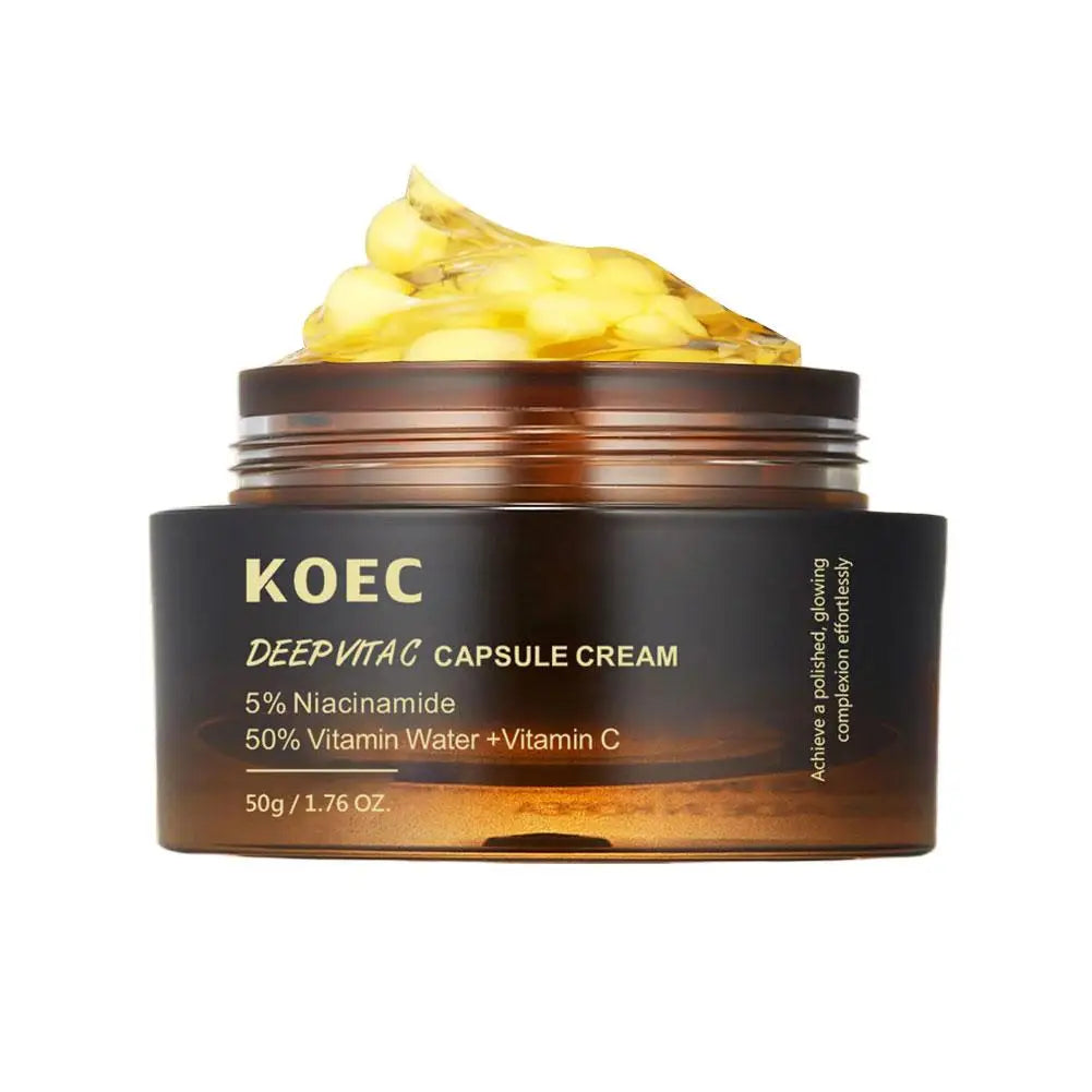 Crème Capsule Collagène Rose - Hydratation Intense 5% Niacinamide